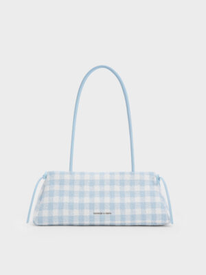 Charles & Keith - Hazel Gingham Bow Shoulder Bag