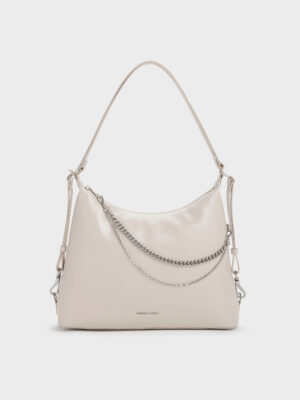 Charles & Keith - Atwood Chain Convertible Hobo Bag
