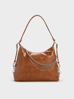 Charles & Keith - Atwood Chain Convertible Hobo Bag
