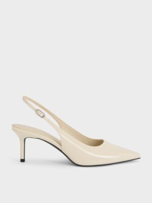 Charles & Keith - Kaia Patent Slingback Pumps
