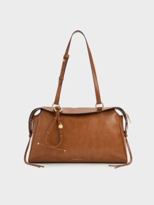 Charles & Keith - Haylen Braided-Charm Shoulder Bag