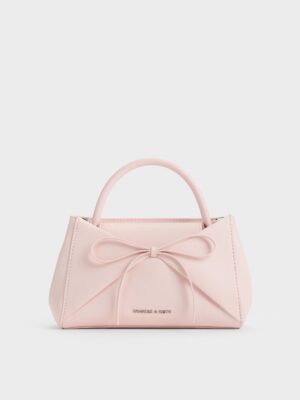 Charles & Keith - Hazel Bow Panelled Top Handle Bag