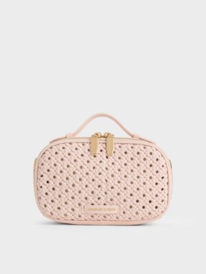 Charles & Keith - Azure Woven Crossbody Bag