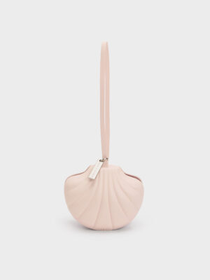 Charles & Keith - Seashell Swirl-Print Tote Charm