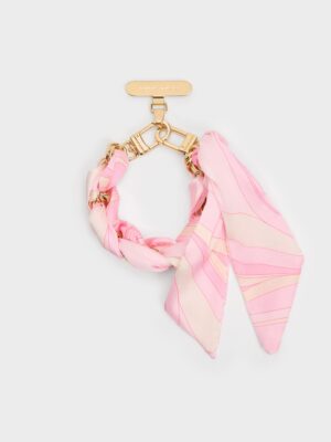 Charles & Keith - Swirl-Scarf Chain Bag Strap