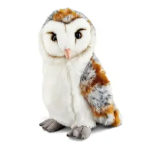 Living Nature AN358 Barn Owl Realistic Plush Soft Toy