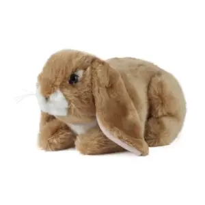 Living Nature AN40B Brown Lop Eared Rabbit Lying Plush Soft Toy