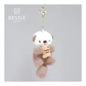 Bessie London CM018 Cute Sea Otter Plush Bag Charm Accessory