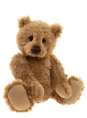 Charlie Bears Huggable Harry Tan Brown Soft Plush Jointed Teddy Bear+
