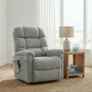 Quinn Premium Fabric Riser Recliner - Egyptian Sand / Fabric