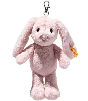 Steiff 112768 Bunny Hoppie LIGHT  Pink Plush Keyring