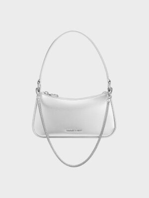 Charles & Keith - Elspeth Metallic Chain Shoulder Bag
