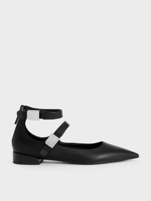 Charles & Keith - Robbie Pointed Mary Jane Flats