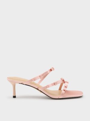 Charles & Keith - Jessy Bow Heeled Sandals