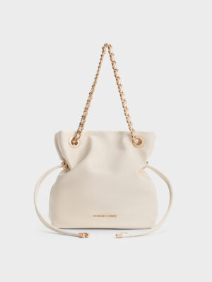 Charles & Keith - Arya Braided-Chain Crossbody Bag
