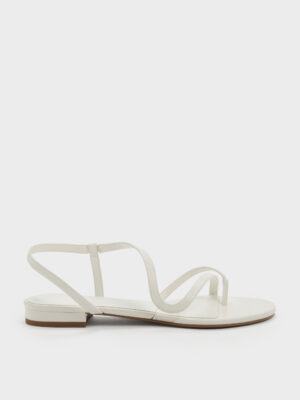 Charles & Keith - Arden Wavy Toe-Ring Sandals
