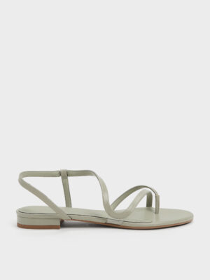 Charles & Keith - Arden Wavy Toe-Ring Sandals