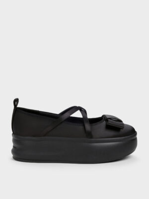 Charles & Keith - Brantley Bow Platform Mary Janes