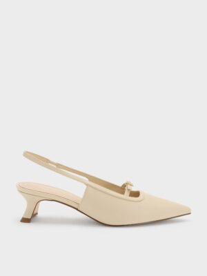 Charles & Keith - Buckle-Strap Slingback Pumps