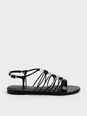 Charles & Keith - Georgie Bead Strappy Sandals