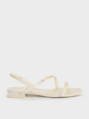 Charles & Keith - Briella Sequinned Strappy Sandals