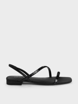 Charles & Keith - Briella Sequinned Strappy Sandals