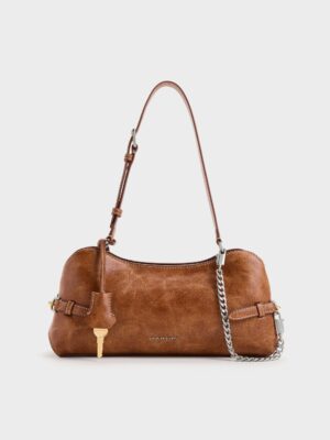 Charles & Keith - Delfina Chain Side-Belt Shoulder Bag