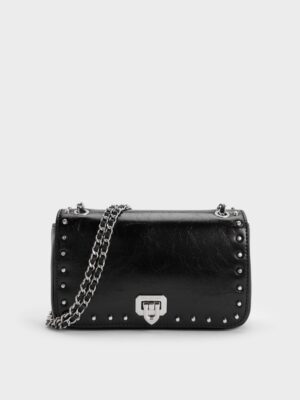Charles & Keith - Arwen Studded Shoulder Bag