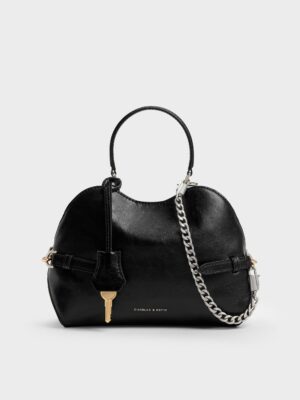 Charles & Keith - Delfina Chain Side-Belt Tote Bag