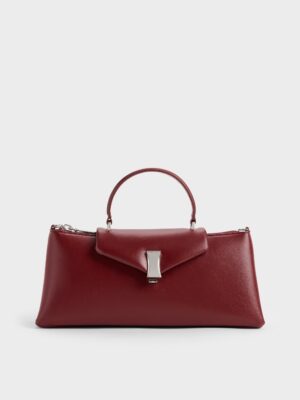 Charles & Keith - Lilibet Elongated Top Handle Bag