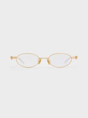 Charles & Keith - Paige Bow Crystal Clear Sunglasses