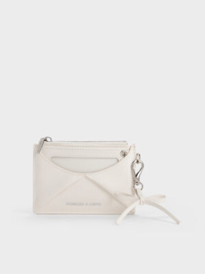 Charles & Keith - Hazel Bow Panelled Card Holder