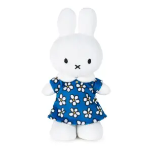 Bon Ton Toys 24182530 Miffy Standing in Flower Dress Plush Soft Toy