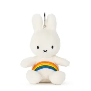 Bon Ton Toys 24205111 Miffy Corduroy Rainbow Plush Soft Toy KEYRING