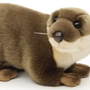 Uni Toys 69055KR Otter Beige and Brown 45cm Standing Soft Plush Toy