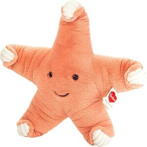 Hermann 93982 Fluffy Starfish Plush Orange Cuddly Sea Creature
