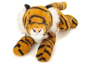 Hermann 90483 Tiger Lying Stripey Plush Cuddly Soft Toy