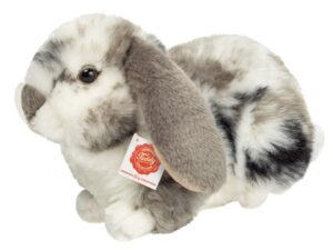 Hermann 93733 Lop Eared Rabbit Cuddly Soft Grey-White Plush Toy