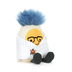 Jellycat A6BERS Amuseables Boiled Egg Scientist Outfit Plush Soft Toy