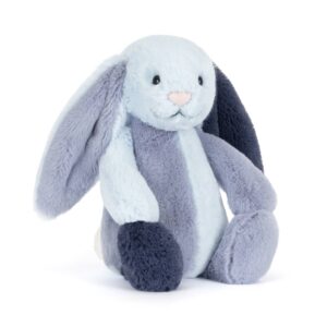 Jellycat BAS3PWBL Puddlesea Bunny Patchwork Plush Soft Toy