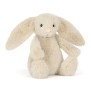 Jellycat BASS6TLB Wheat Flufflet Bunny Cuddly Soft Toy Rabbit