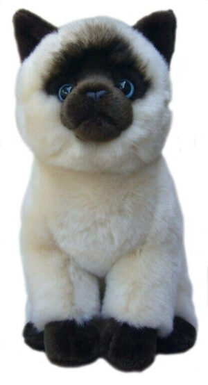 Faithful Friends FSIA03 Siamese Cream & Brown Cat Plush Soft Toy