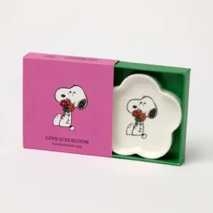 Magpie MA1595 Peanuts Snoopy Flower Shaped Trinket Dish - Flowers