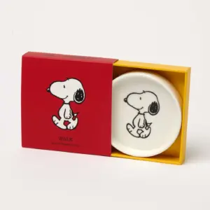 Magpie MA1598 Peanuts Snoopy Round Shaped Trinket Dish - Snoopy Walk