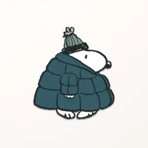 Magpie MA1631 Peanuts Snoopy Vibes Enamel Pin - Puffa