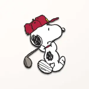 Magpie MA1640 Peanuts Snoopy Sport Pin - Golf