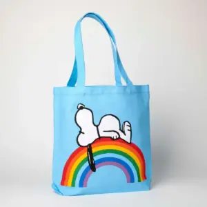 Magpie MA1651 Peanuts Snoopy Tote - Good Vibes Only!