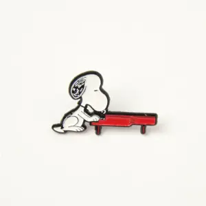 Magpie MA1810 Peanuts Snoopy Music Lover Enamel Pin - Piano