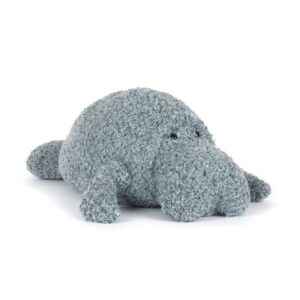 Jellycat MAN2TEE Maffles Manatee Blue Plush Soft Toy