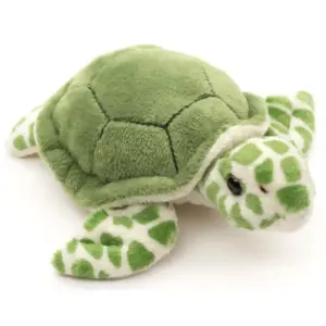 Uni Toys MGS015123 Sea Turtle Green and White Patterned 16cm Plush Soft Toy